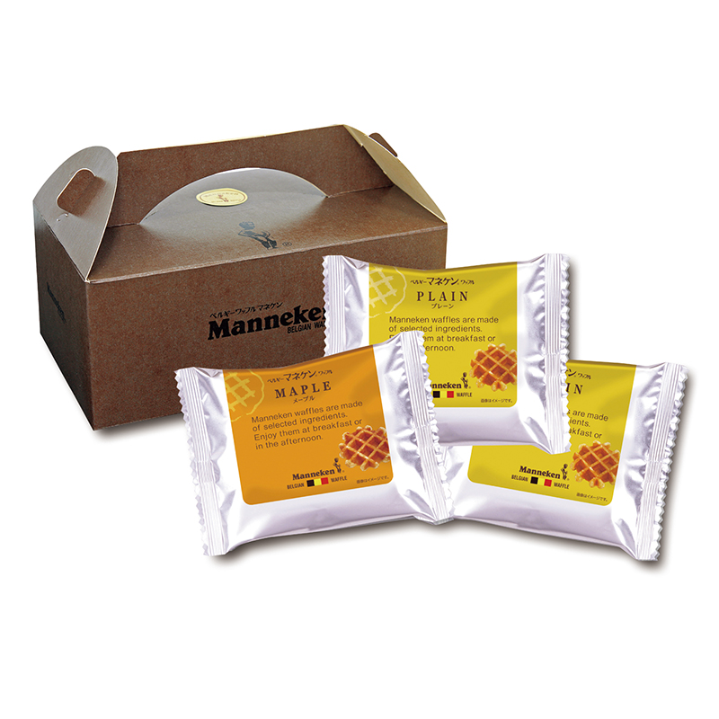 Manneken ベルギーワッフル3個入り（B）