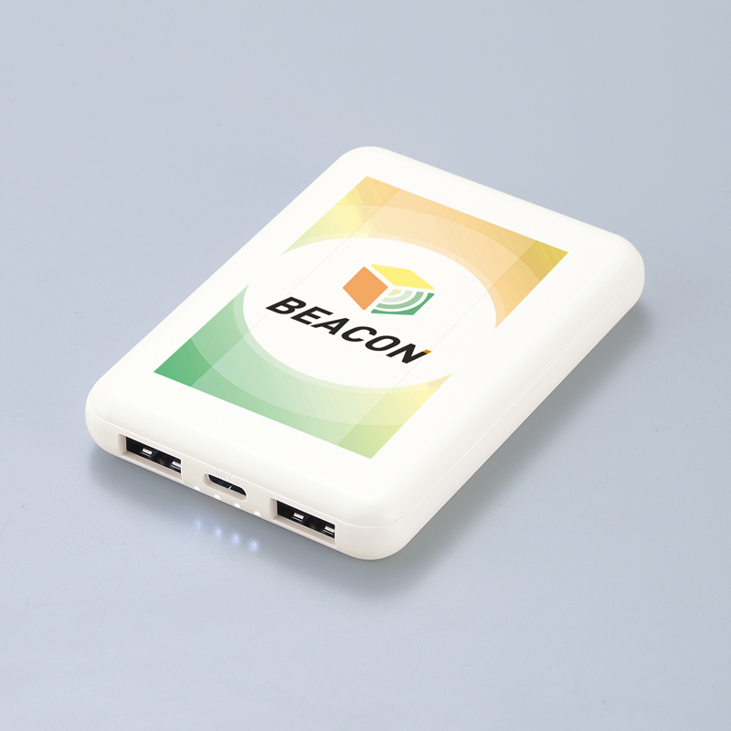 薄型軽量 急速充電モバイルバッテリー5000（ホワイト）