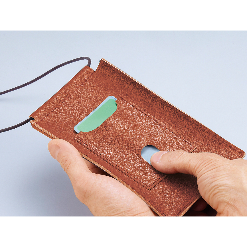 販促ブック 京都大和 / スフィア・リサイクルレザースマホネックポーチ