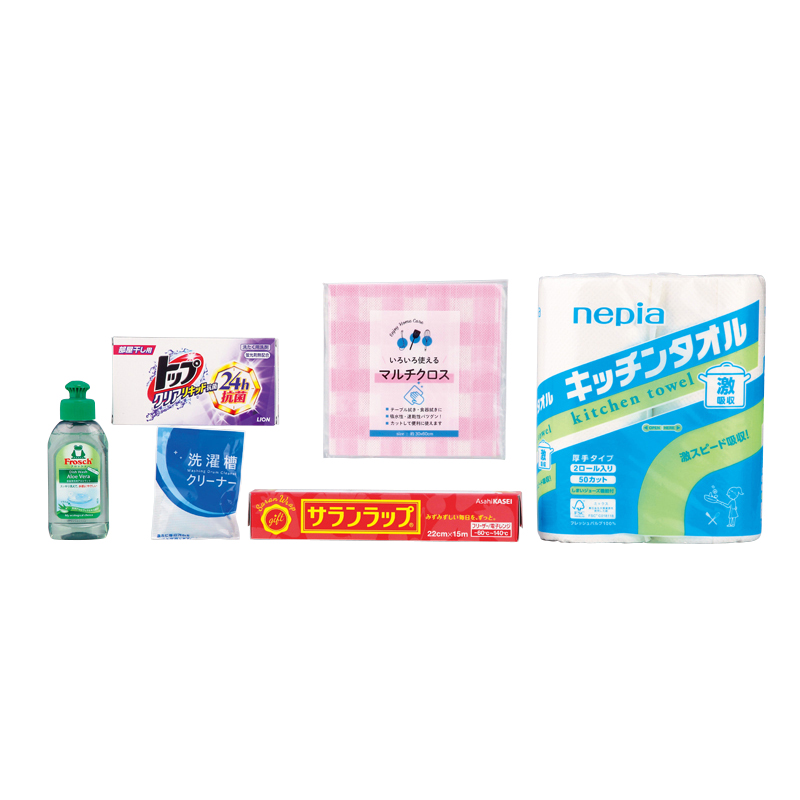 らくらくキッチン&ランドリー6点セット