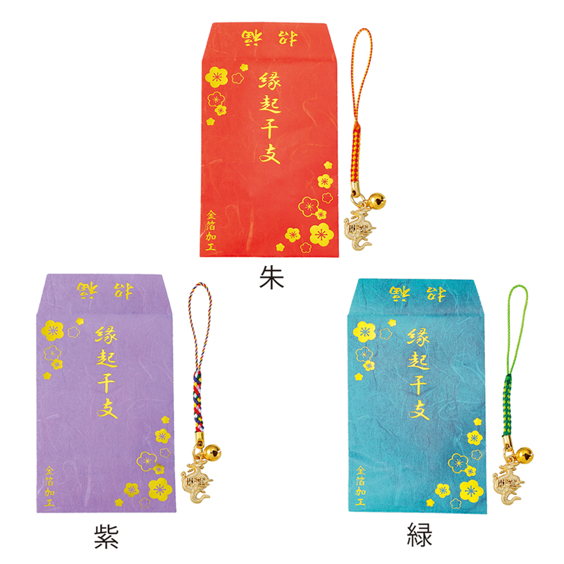 金箔押し袋入りねつけ(辰)