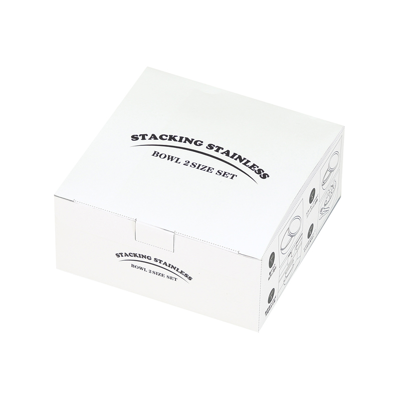 STACKING STAINLESS BOWL 蓋付きボウルセット ２箱セット 販促ブック 京都大和 / スタッキングステンレスボウル2サイズセット