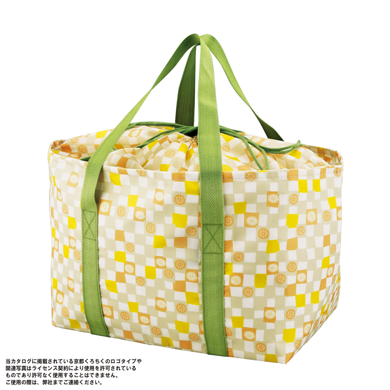 京都くろちく・保冷巾着しょっぴんぐばっぐ(れんこん市松)