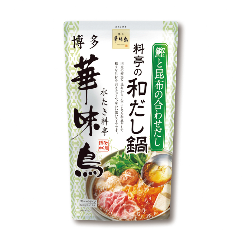 博多華味鳥 鍋スープ600g（料亭の和だし鍋）