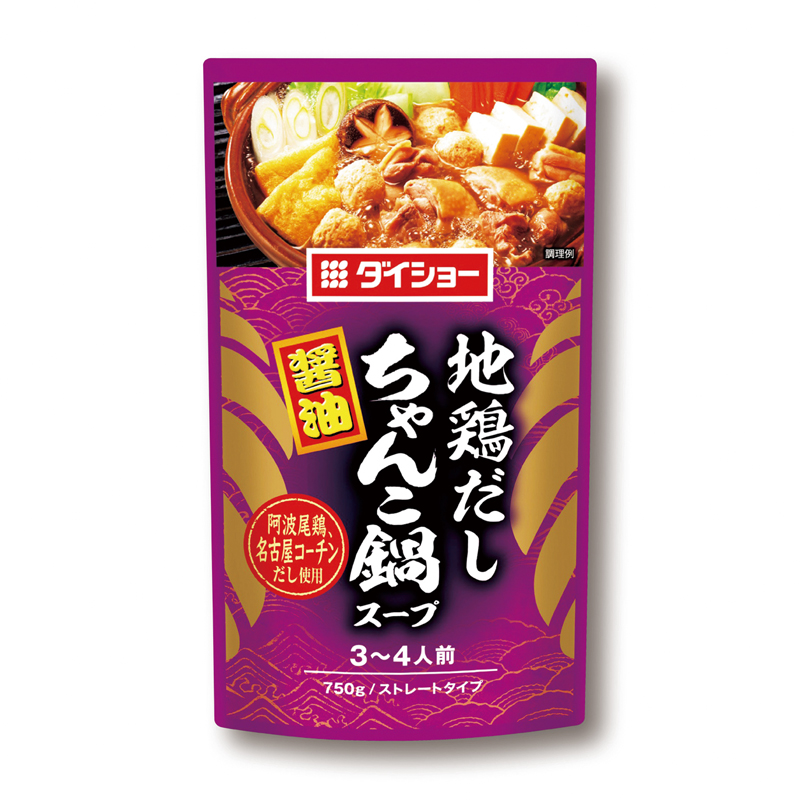 ダイショー 鍋スープ750g（地鶏だしちゃんこ鍋 醤油）