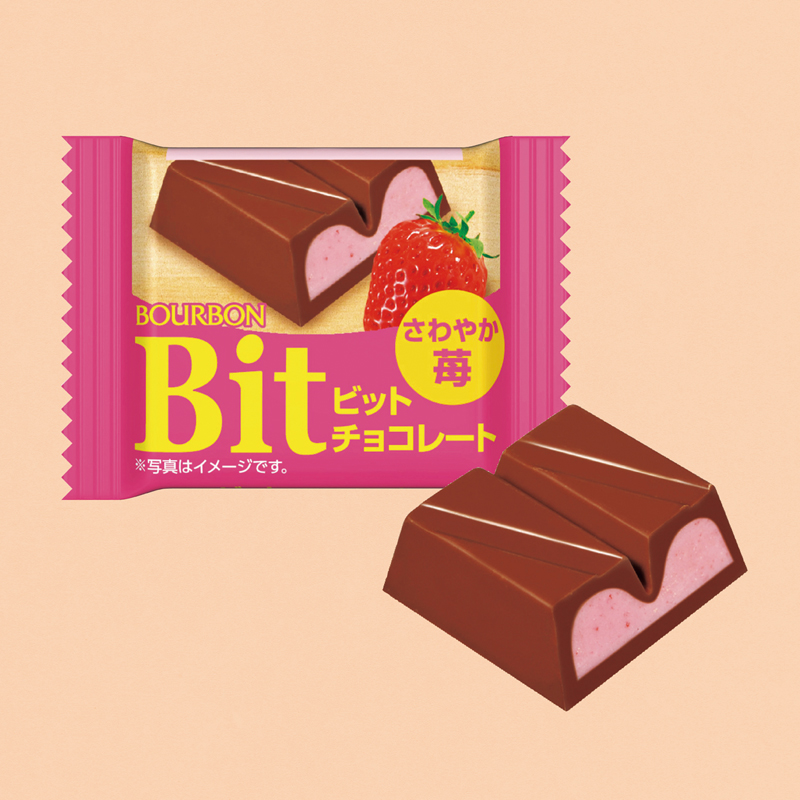 ブルボン ビットチョコレート（さわやか苺）